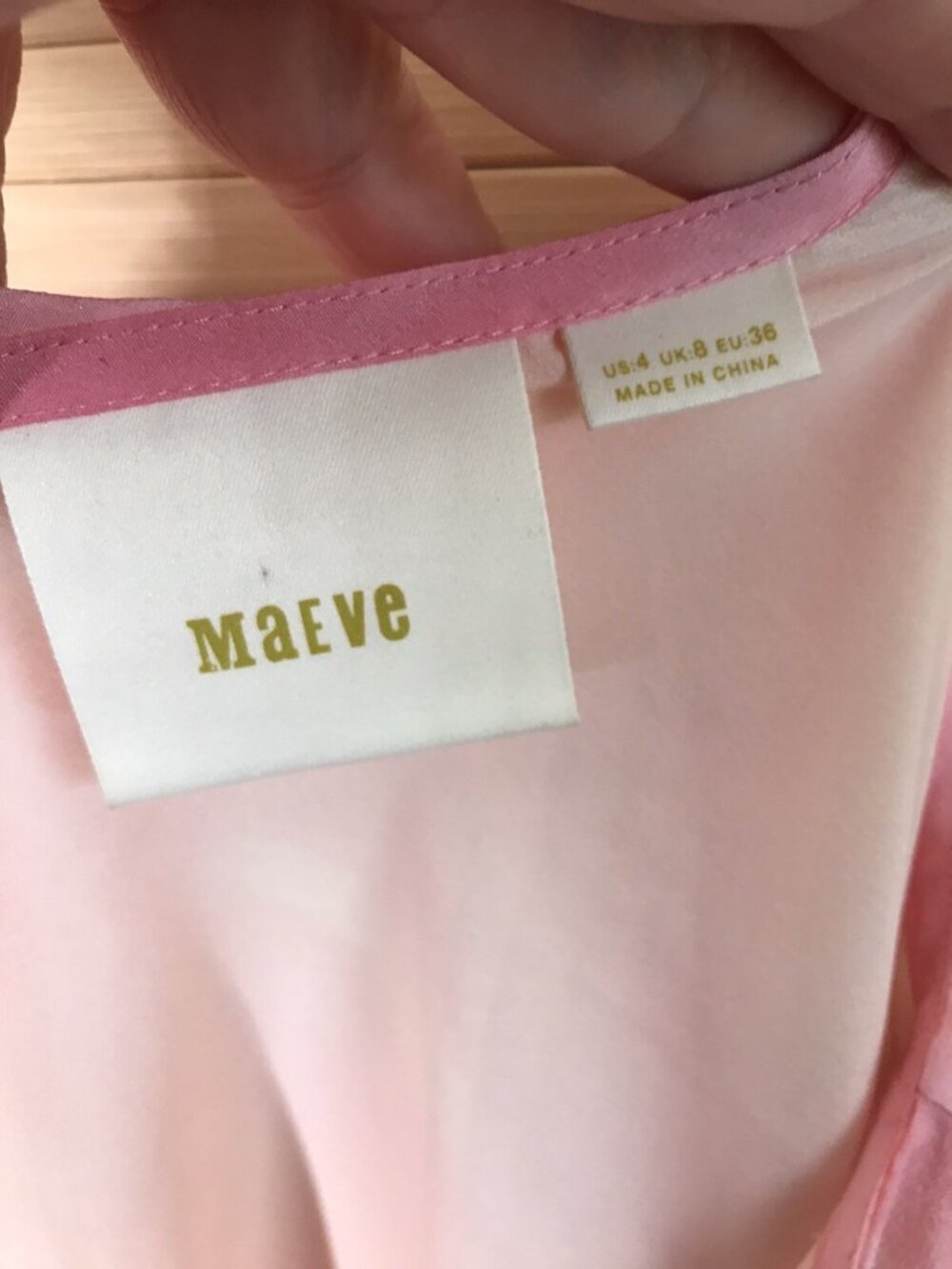 Anthropologie Maeve Avalonne 100% Silk Dress Size 4 - Picture 6 of 7